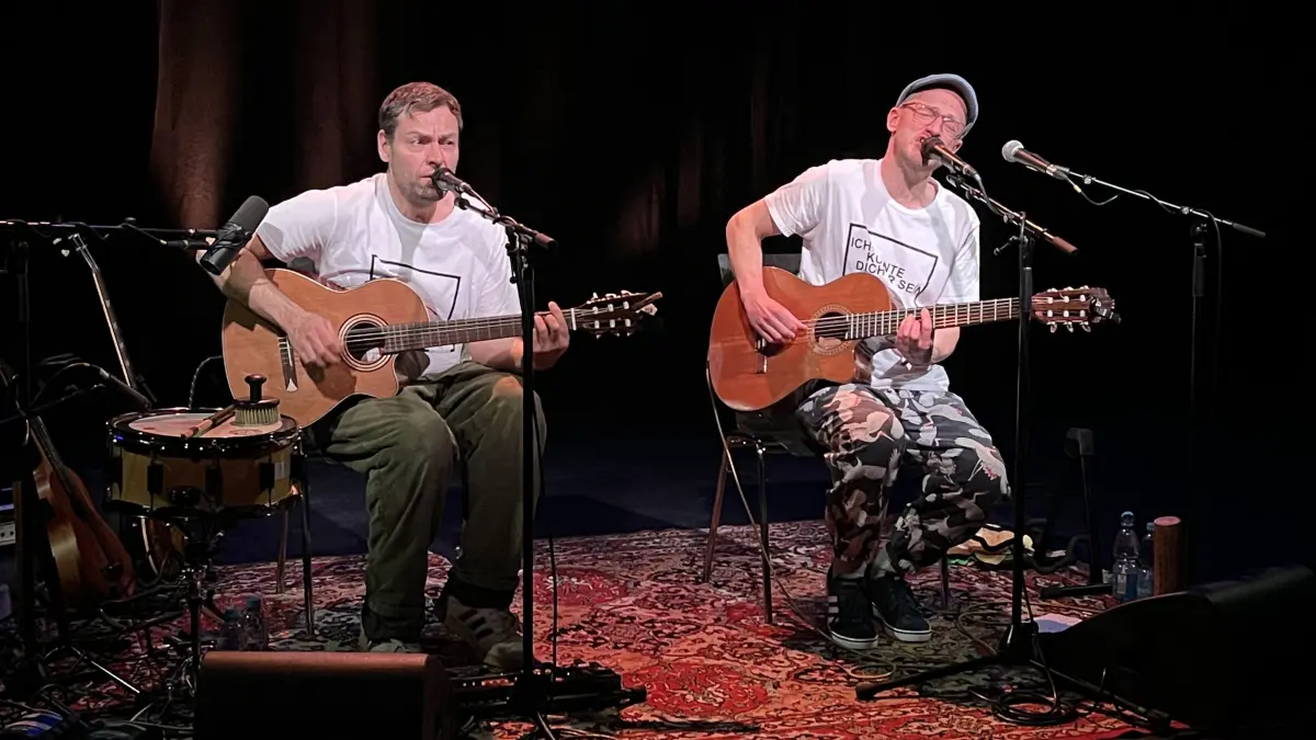 Liedermacher Simon und Jan im Roxy Ulm, Konzert Programm "Das Beste"