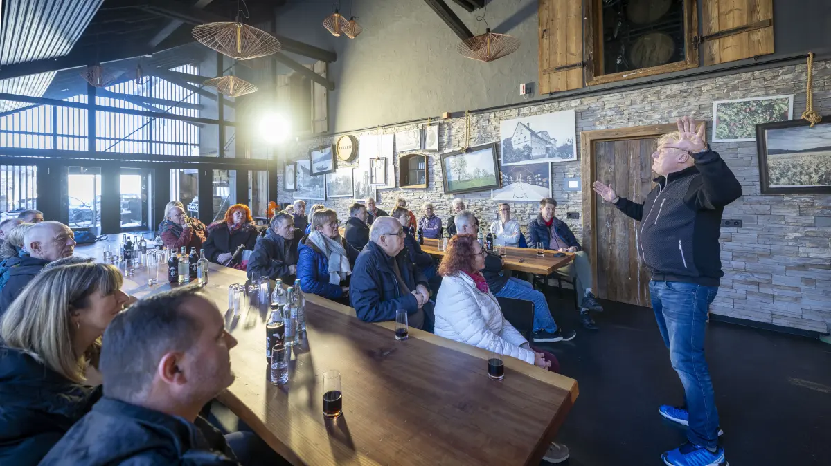SWP on tour - Schnapsbrennerei in Dietenheim