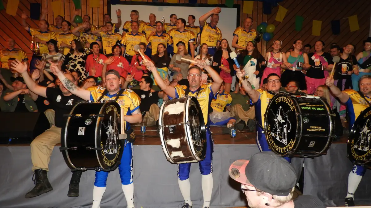 (ohne Überschrift): Vorsicht: Dieses Foto ist möglicherweise nur für den einstigen Verlag Schwäbisches Tagblatt verwendbar. DGH-Fasnet Wiesenstetten 2024