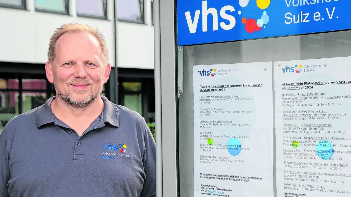 Sven Grabowski ist nicht "nur" Leiter der Sulzer Volkshochschule, sondern auch Schöffe am Landgericht in Rottweil.