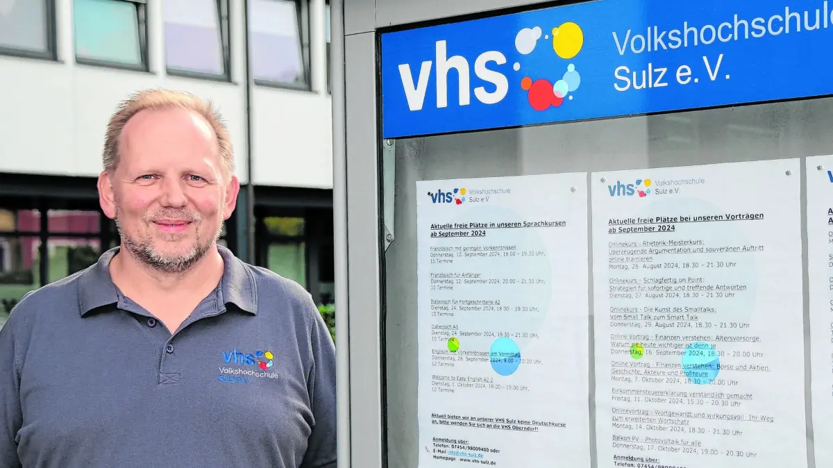 Sven Grabowski ist nicht "nur" Leiter der Sulzer Volkshochschule, sondern auch Schöffe am Landgericht in Rottweil.