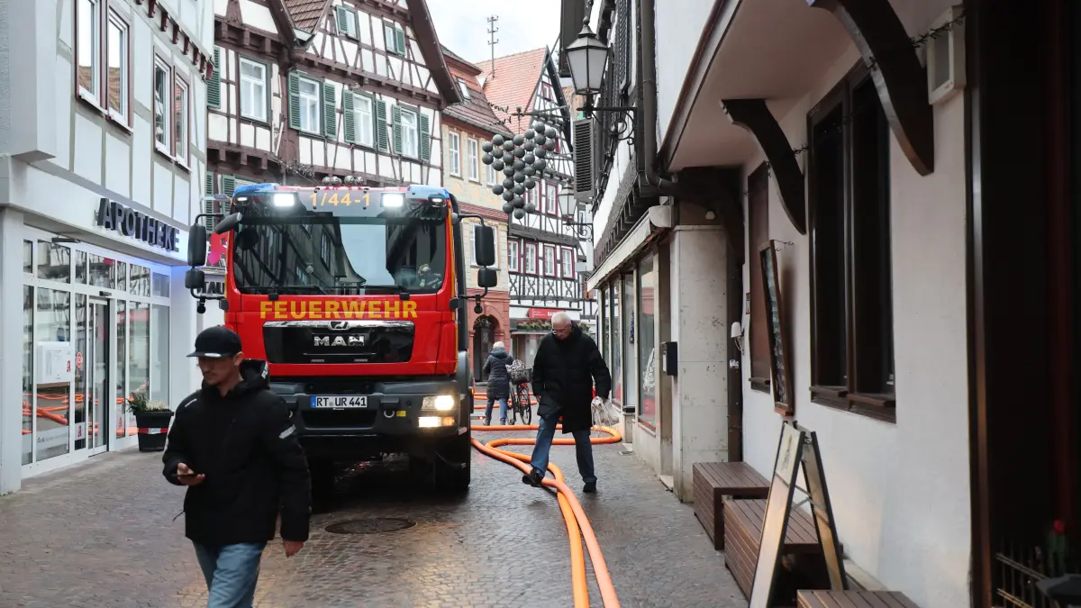 Brand Beim Fruchtkasten Bad Urach Altstadt