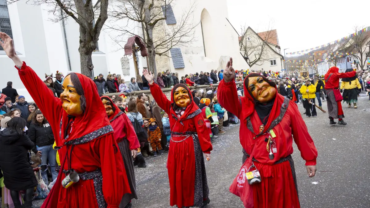 Deggingen - 21. Deggner Fasnetsumzug der Fasnetsgesellschaft Deggner Leirakiebl e.V.