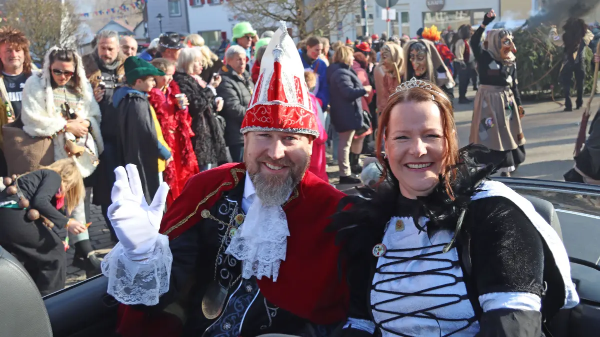 Prinzessin Alexandra Seid und Prinz Andreas Friesinger sind das neue Prinzenpaar.