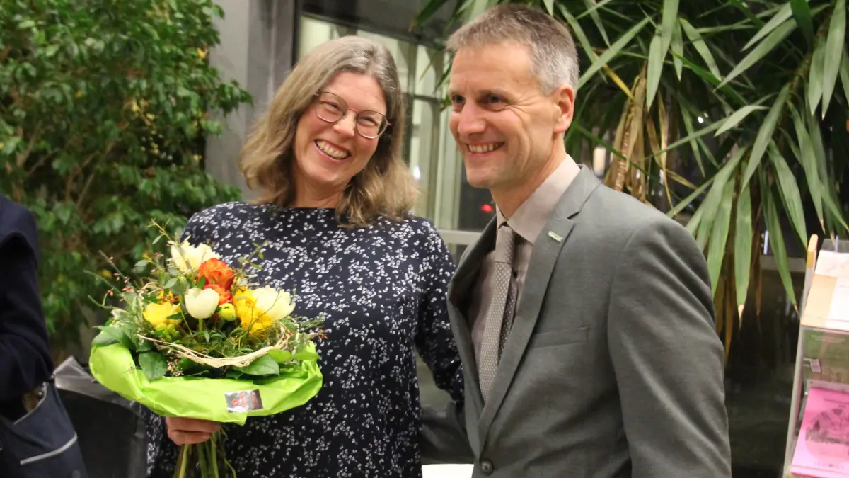 Bürgermeisterwahl 2026 in Ilshofen, Martin Blessing und seine Frau Florentine