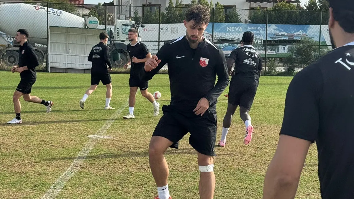Amer Dedic von Türkspor Neu-Ulm im Trainingslager in Antalya