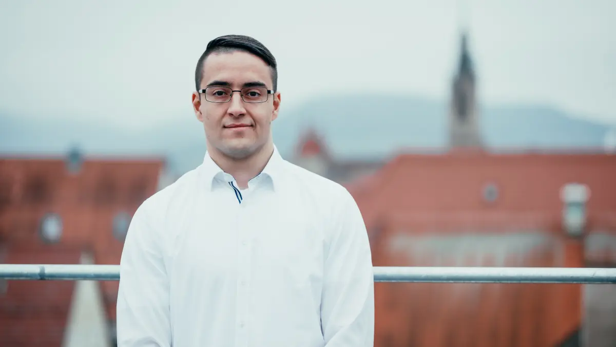 Maximilian Gerner tritt bei der Landtagswahl in Reutlingen am 8. März für die AfD an.