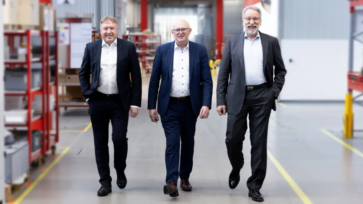 Die Neuen im Aufsichtsrat (vl.): Uwe Wehnhardt, Wilfried Bantle und Prof. Friedrich Haefele