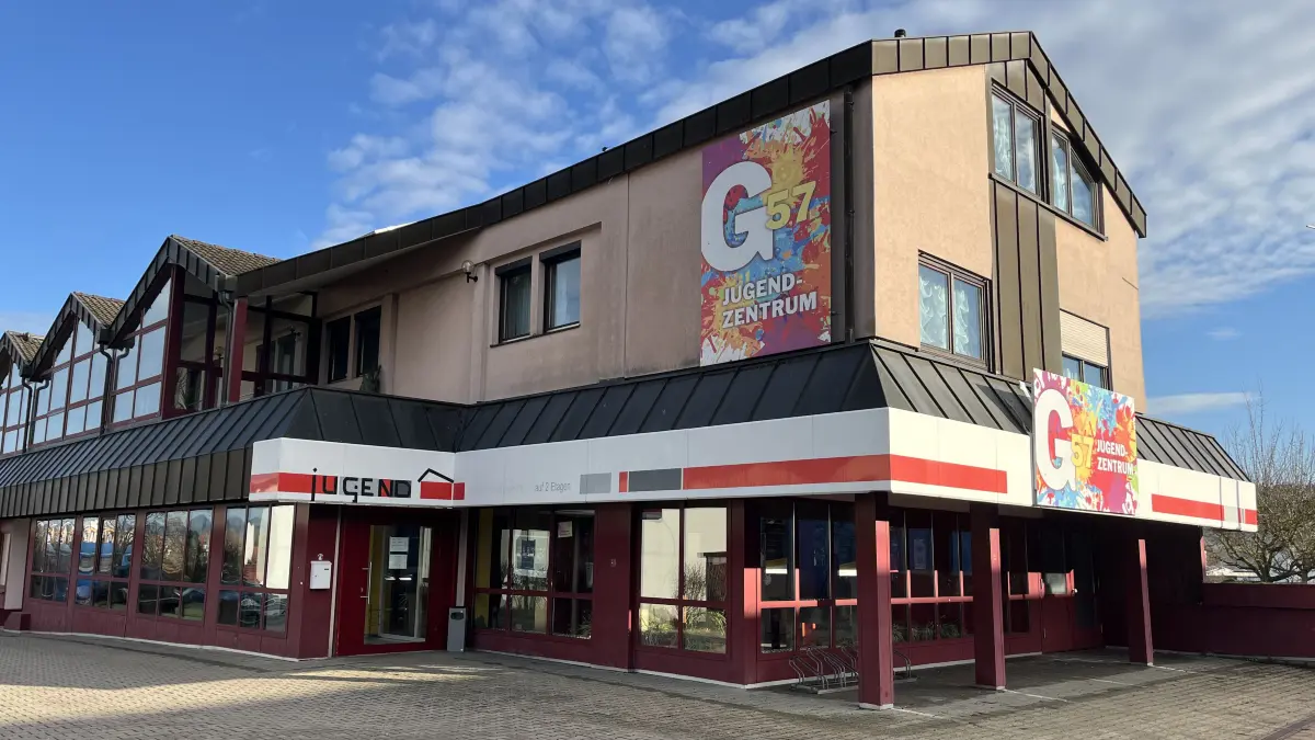 Der Eingang des Gaildorfer Jugendzentrums G 57 in der Gartenstraße.