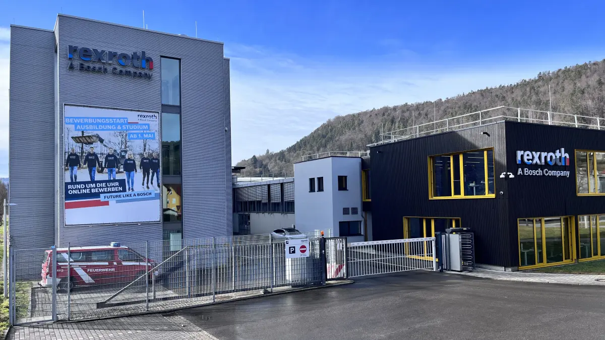 Das Firmengebäude von Bosch Rexroth an den Kelterwiesen in Horb. Für einen der größten Arbeitgeber in der Region reicht das geplante Regelungsbereinigungsgesetz der Landesregierung bei weitem nicht aus.