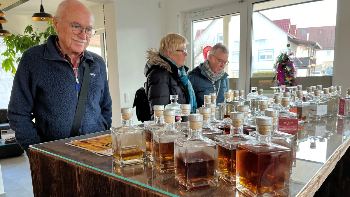 Whisky so weit das Auge reicht.