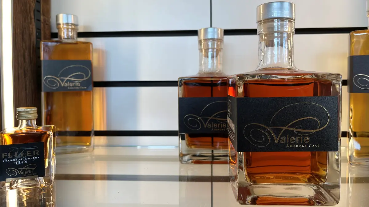 Den Whisky hat Roland Feller nach seiner Tochter genannt: "Valerie".