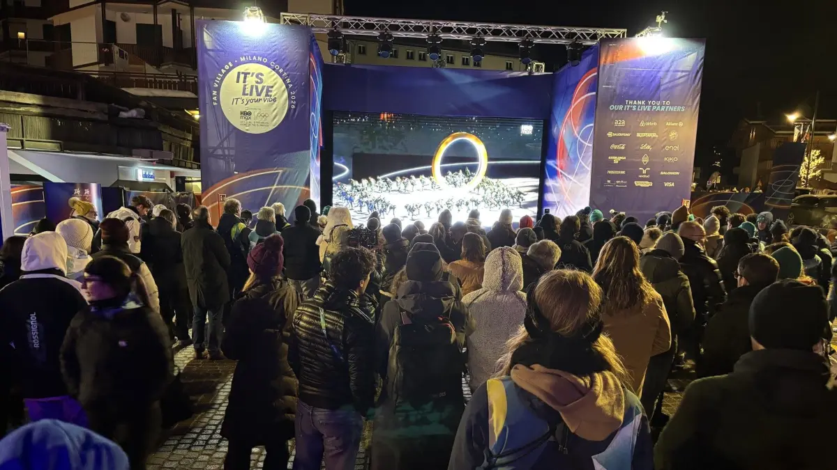 Fan Zone in Cortina