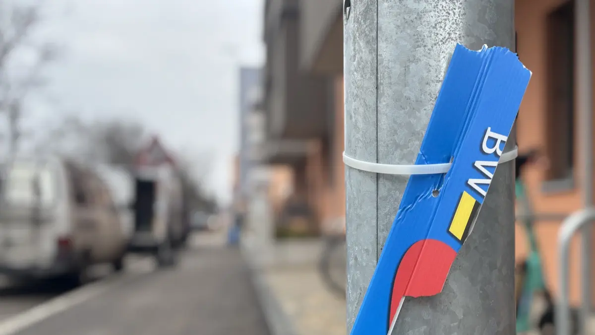 AfD-Plakat in der Gartenstraße