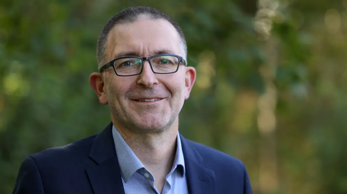 Jens Steinat kandidiert erstmalig für eine Landtagswahl im Wahlkreis Backnang. Landtagswahl 2026 Baden-Württemberg Porträt