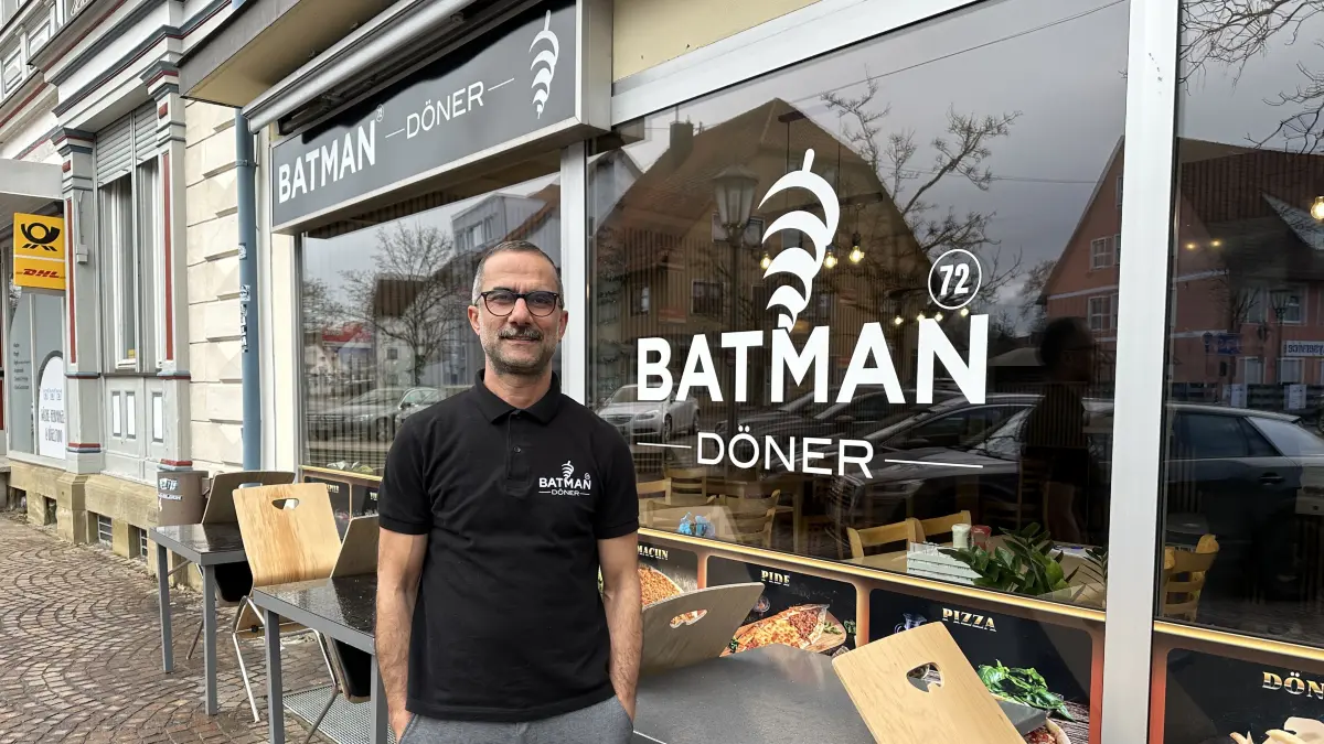 Ali Sezgin hat in Balingen den Dönerimbiss "Batman" eröffnet.