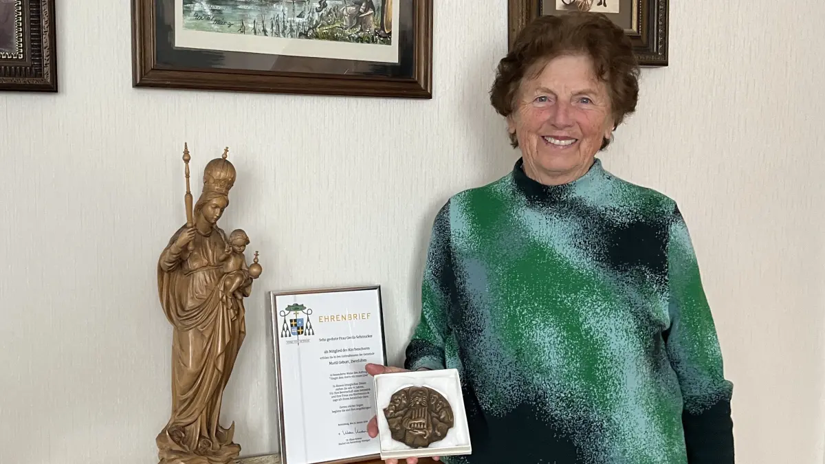 Gerda Schmucker singt seit 75 Jahren im Münsterchor Zwiefalten