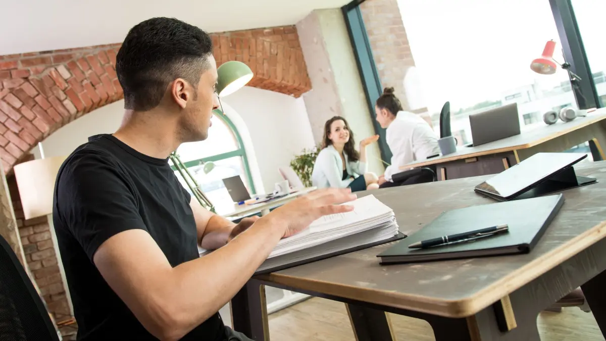 Arbeit im Coworking Space