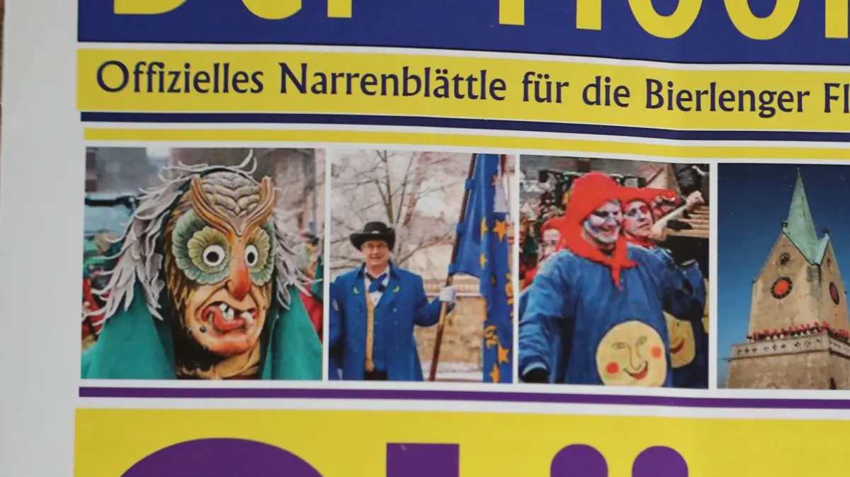 Im Narrenblättle der Moofanger wird wieder viel g'schwätzt. Foto: Steinmetz