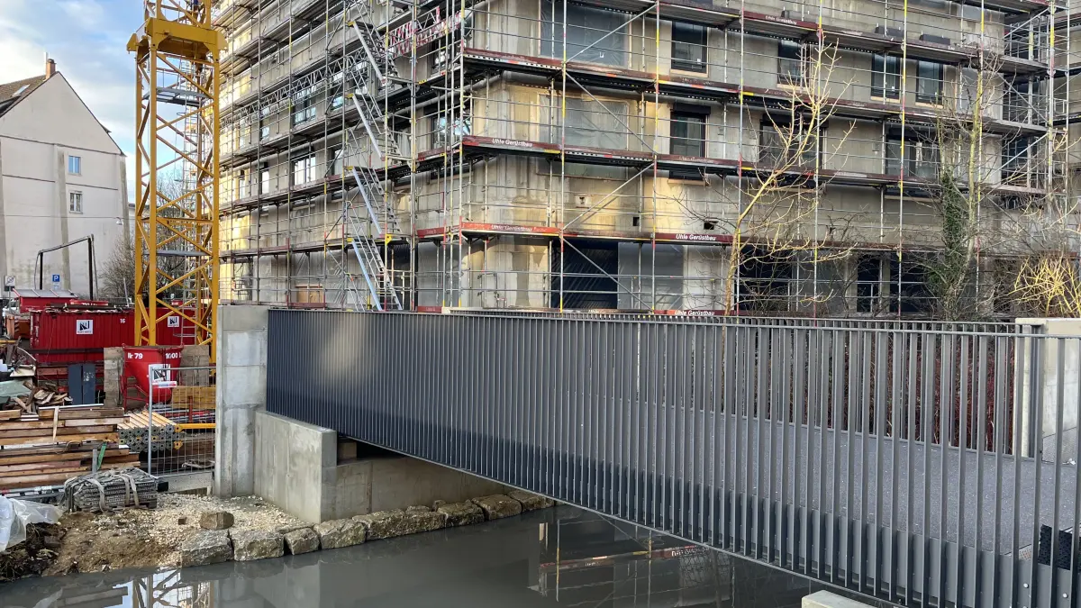 Dichterviertel Brücke zur Bleichstraße