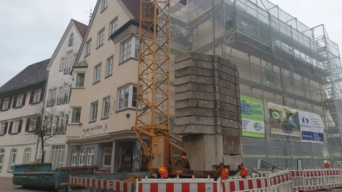 Im Ochsen in Ehingen findet derzeit ein Umbau statt.