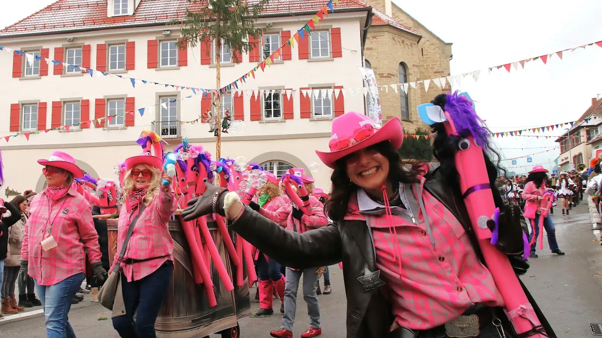 Cowgirls Fasnet Umzug Empfingen