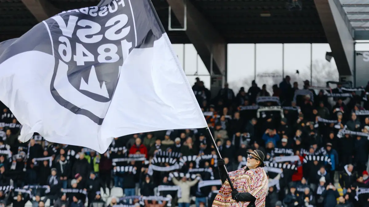 Fußball, 3. Liga, 24. Spieltag, SSV Ulm 1846 Fußball gegen Alemannia Aachen im Donaustadion,