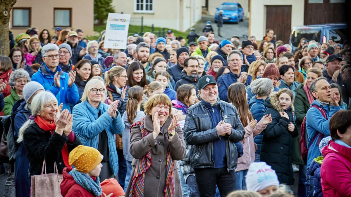 Demo Mensch sein auf den Härten in Wankheim 2024