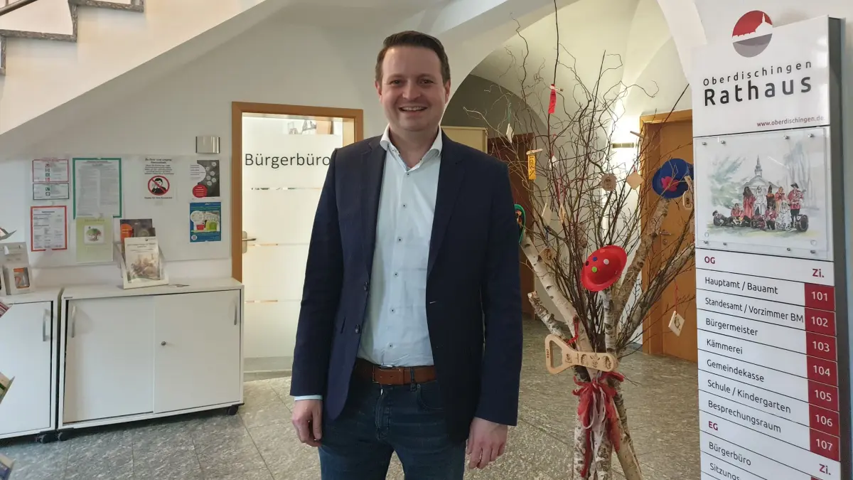 Oberdischingens Bürgermeister Wolfgang Schmauder
