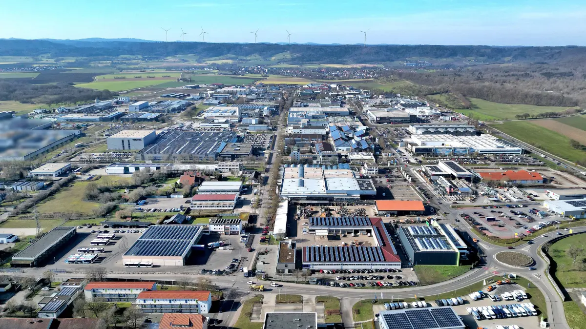 Das Handelszentrum West in Schwäbisch Hall