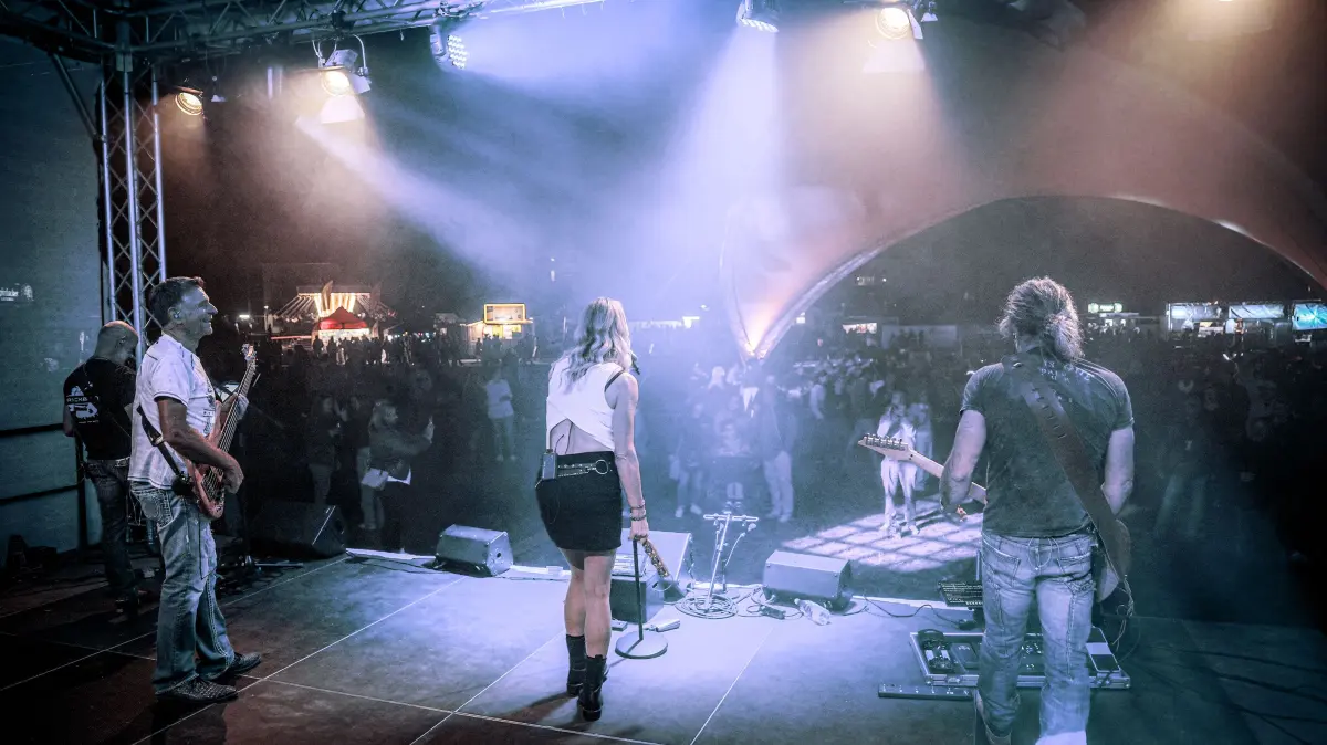 Rockbliss hat sich erst vor rund drei Jahren gegründet, spielt aber schon auf vergleichsweise großen Bühnen.