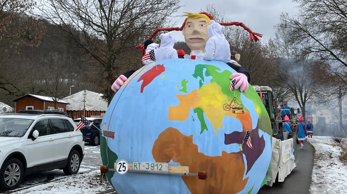 Rosenmontagsumzug in Indelhausen-Anhausen
