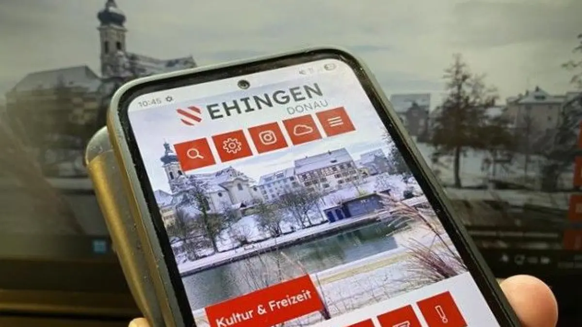 Stadt Ehingen Internetseite Homepage