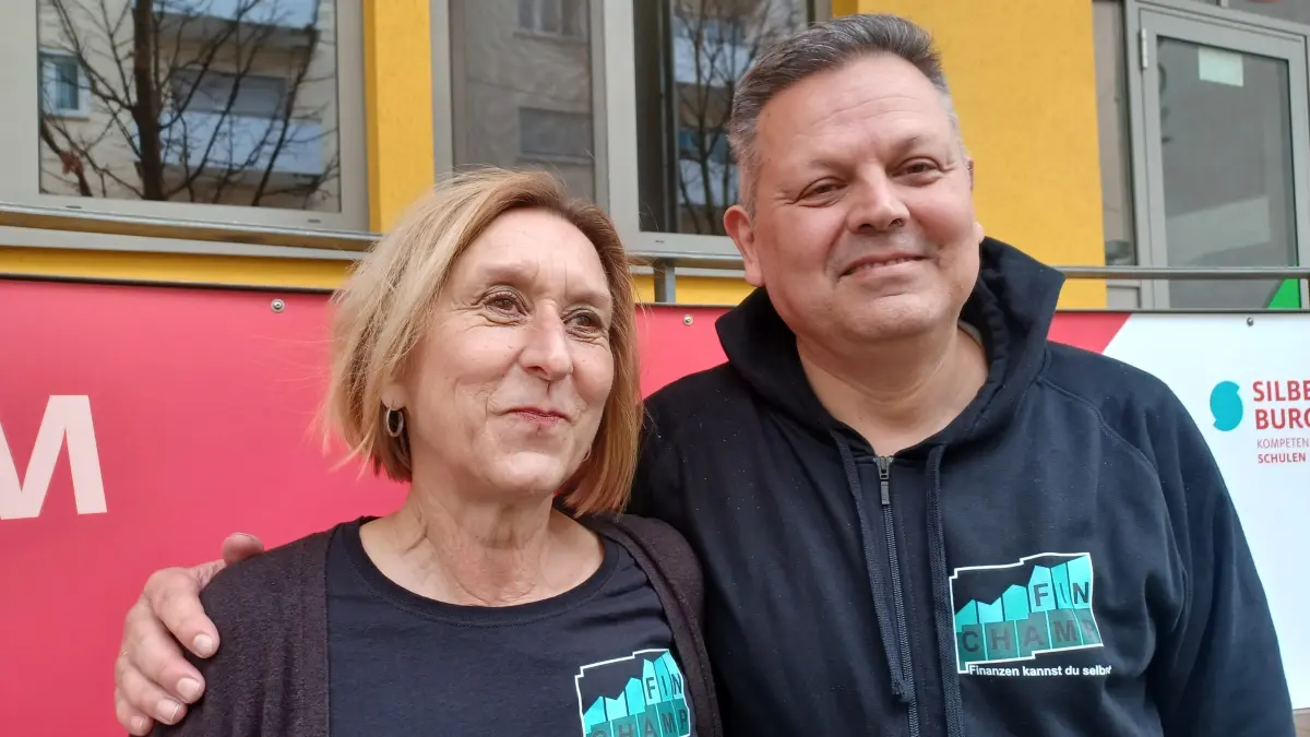 Bernadette Dambacher und Jürgen Neitzel von FinChamp