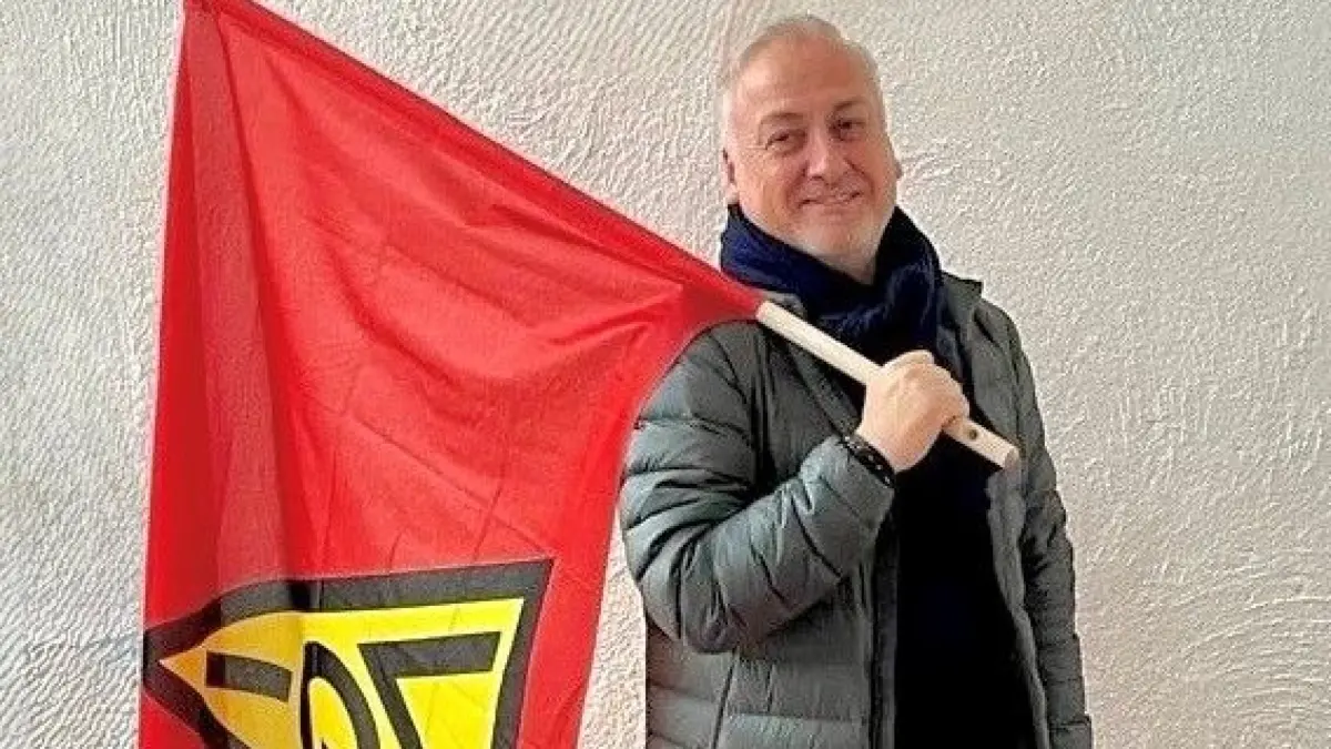 Gibt sich kämpferisch: Uwe Bauer von der IG Metall kündigt Schritte gegen den Austritt von R. Stahl an.