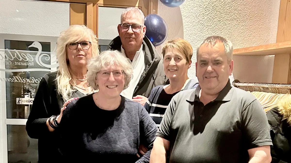 Das neue Organisationsteam freut sich auf den ersten Kreativmarkt (V.L. Ilona Frech, Renate Baiker, Thilo Frech, Eveline Ganion, Norbert Ganion)