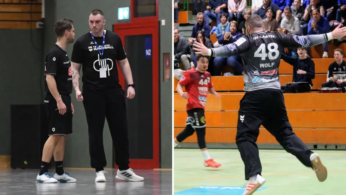 Dominik Wolf, Kapitän und Torhüter des TSV Blaustein verlässt die Handballer im Sommer