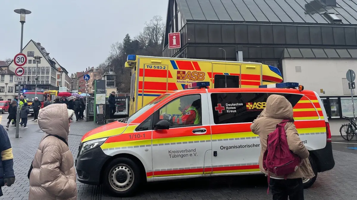 Auch der Sanitätsdienst war vor Ort