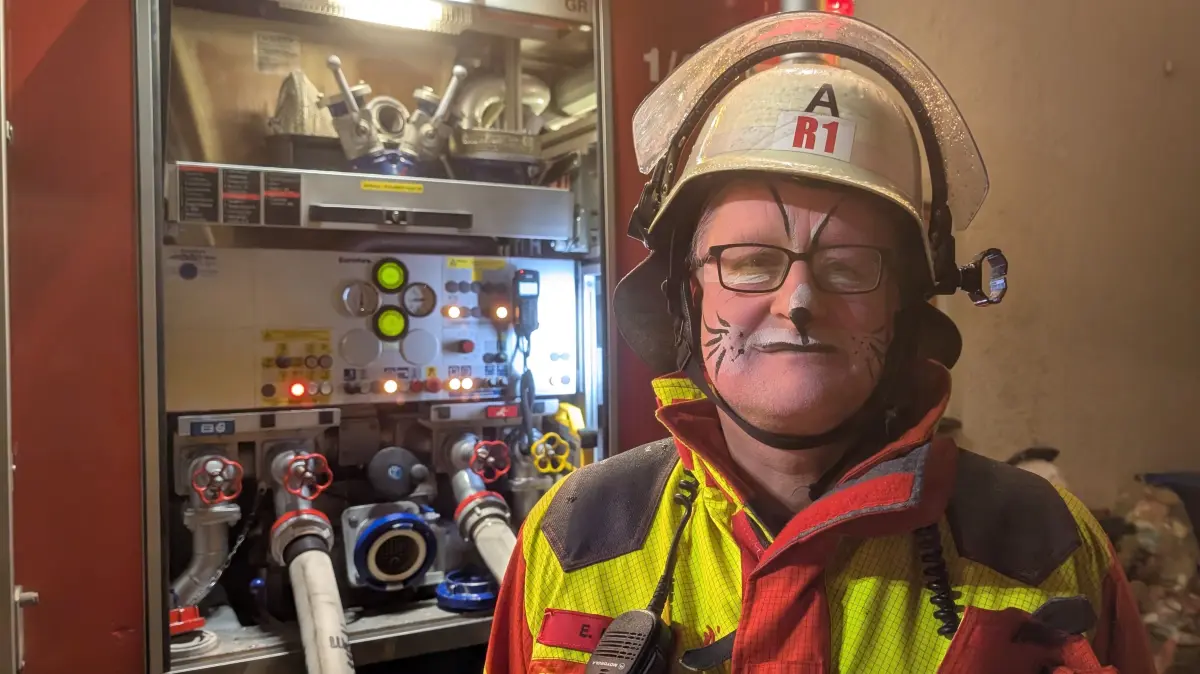 Feuerwehr Rottenburg, Eduard Baur, Brand in der Altstadt, Rotes Meer: Zum Einsatz, statt zur Fasnet