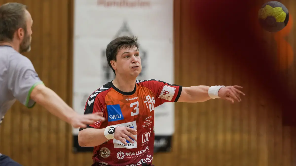 Handball Oberliga - Derby - TSG Söflingen gegen HSG Langenau/Elchingen, Kevin Kraft