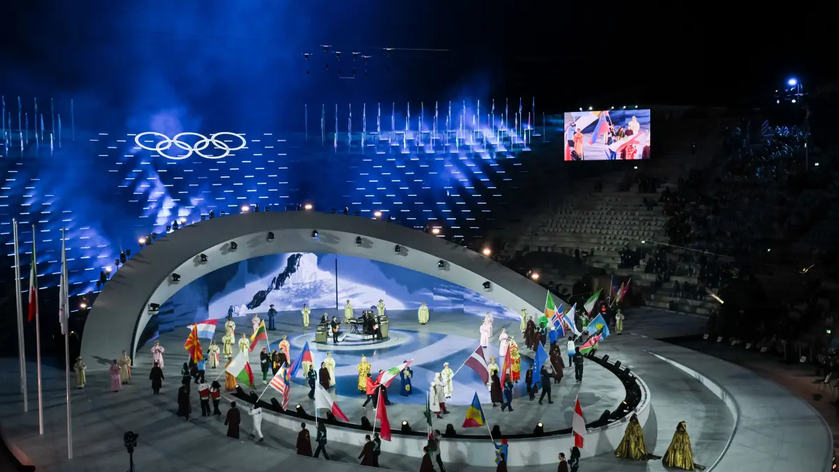Milano Cortina 2026: Abschlussfeier in der Verona Olympic Arena : Winter Olympic Games Milano Cortina 2026
Closing Ceremony part 2
Verona Arena, Italy
22nd February 2026
©SGPItalia
id 134457_021
Not Exclusive