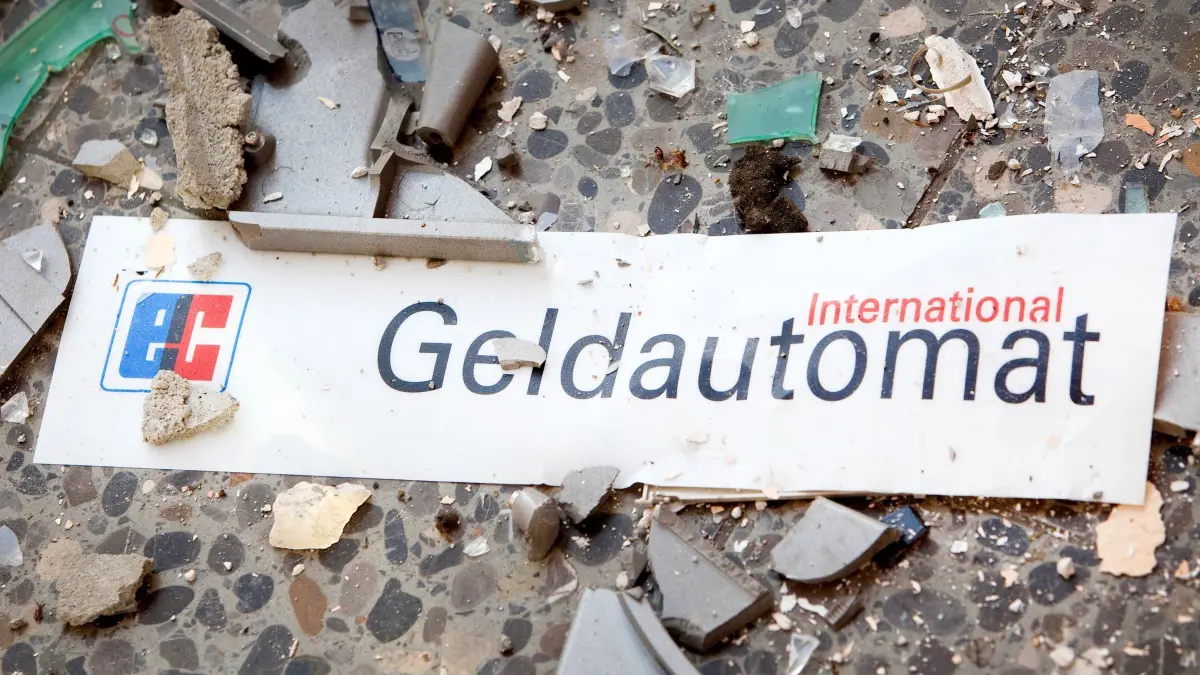 Geldautomat gesprengt