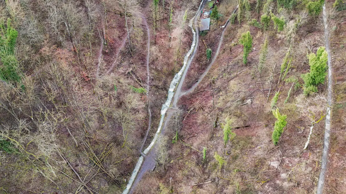 Badersklinge in Schwäbisch Hall mit Schenkensee / Klingenberg