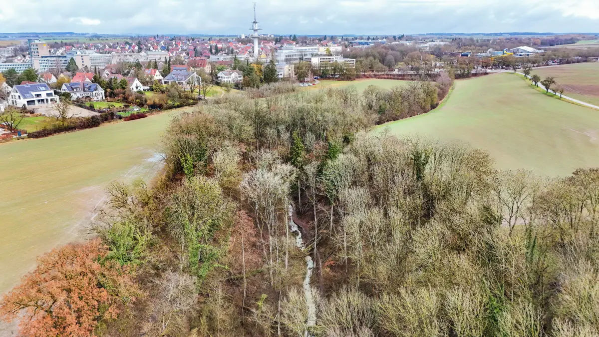 Badersklinge in Schwäbisch Hall mit Schenkensee / Klingenberg