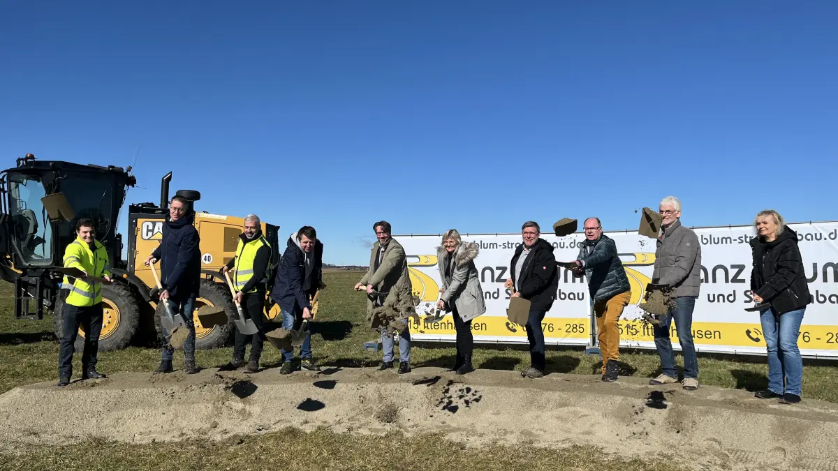 Spatenstich für die Flurerneuerung Pfronstetten-Aichstetten/Tigerfeld