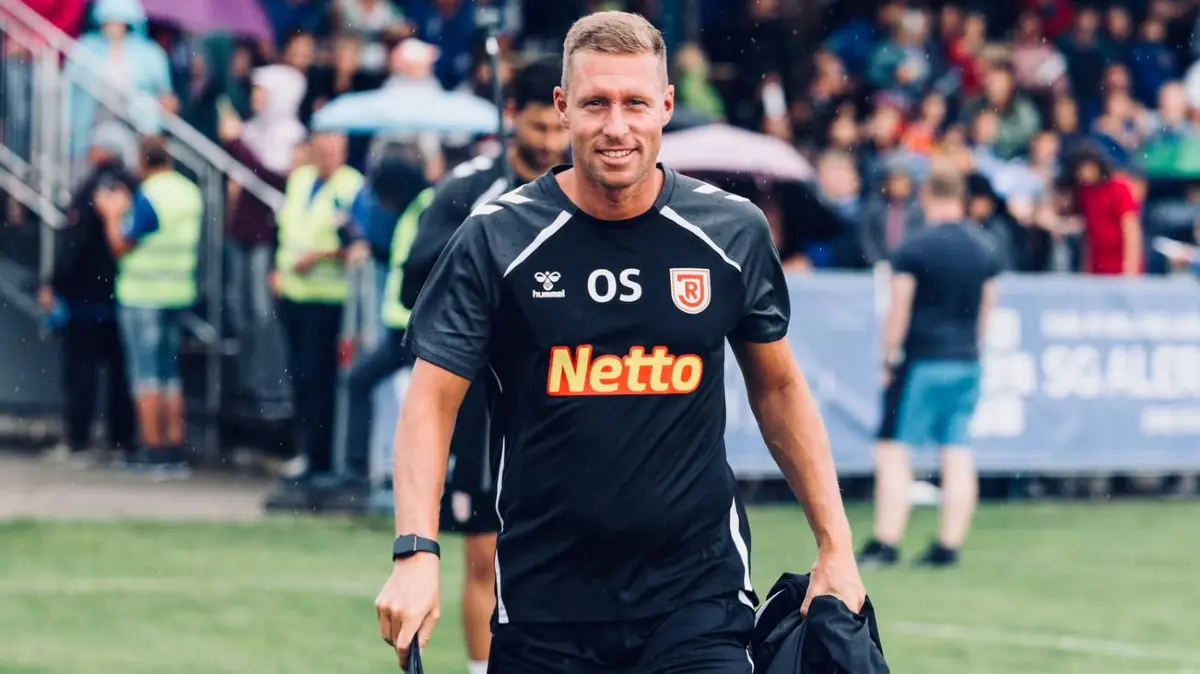 Oliver Seitz, Co-Trainer beim SSV Jahn Regensburg, trifft am Samstag auf seinen Ex-Verein: Mit dem SSV Ulm 1846 Fußball war er in die zweite Bundesliga durchmarschiert.