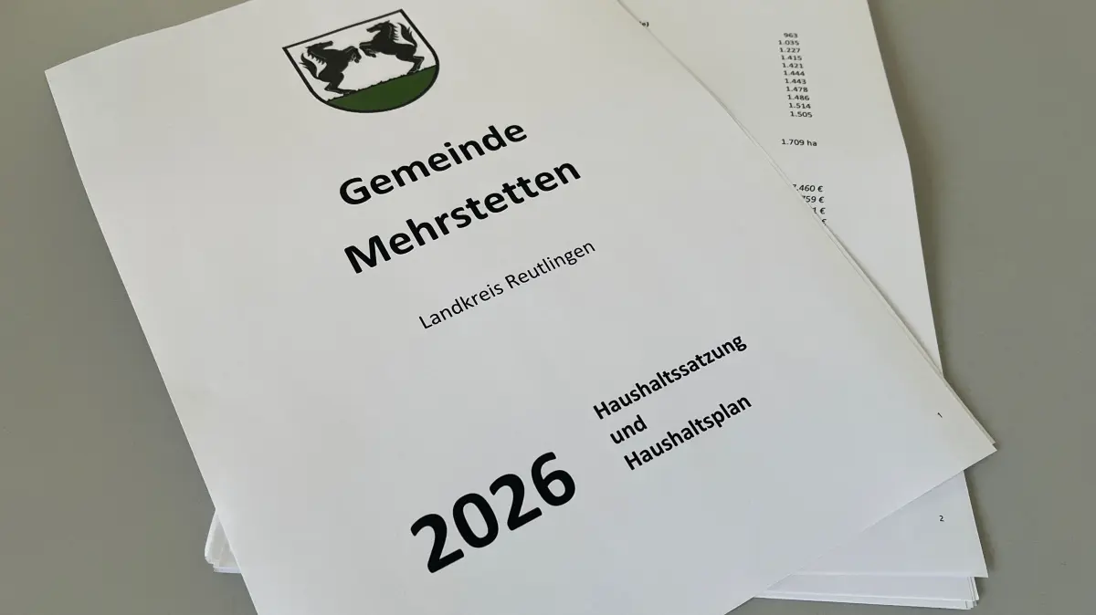 Gemeinde Mehrstetten Haushaltsplan 2026
