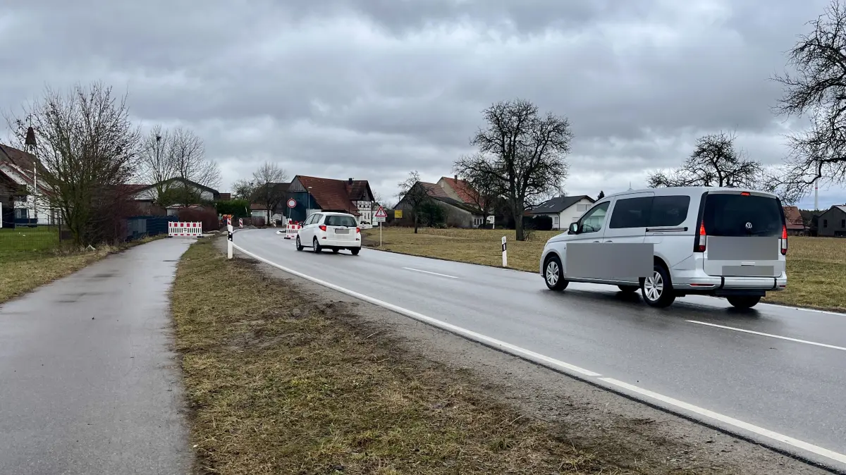 Vollsperrung Ortsdurchfahrt Fronrot Baustelle Sanierung