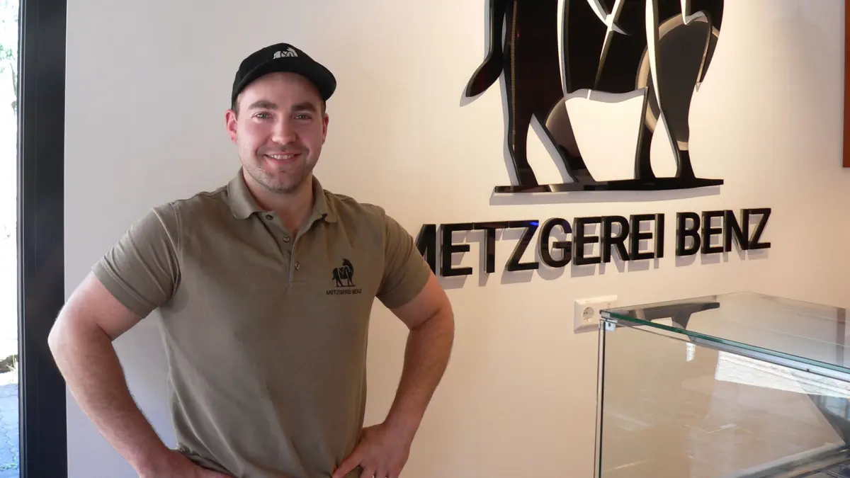Metzgermeister Markus Benz aus Dunningen plant, in der Sulzer Kernstadt einen Smartshop für Fleisch und Wurstwaren zu eröffnen.