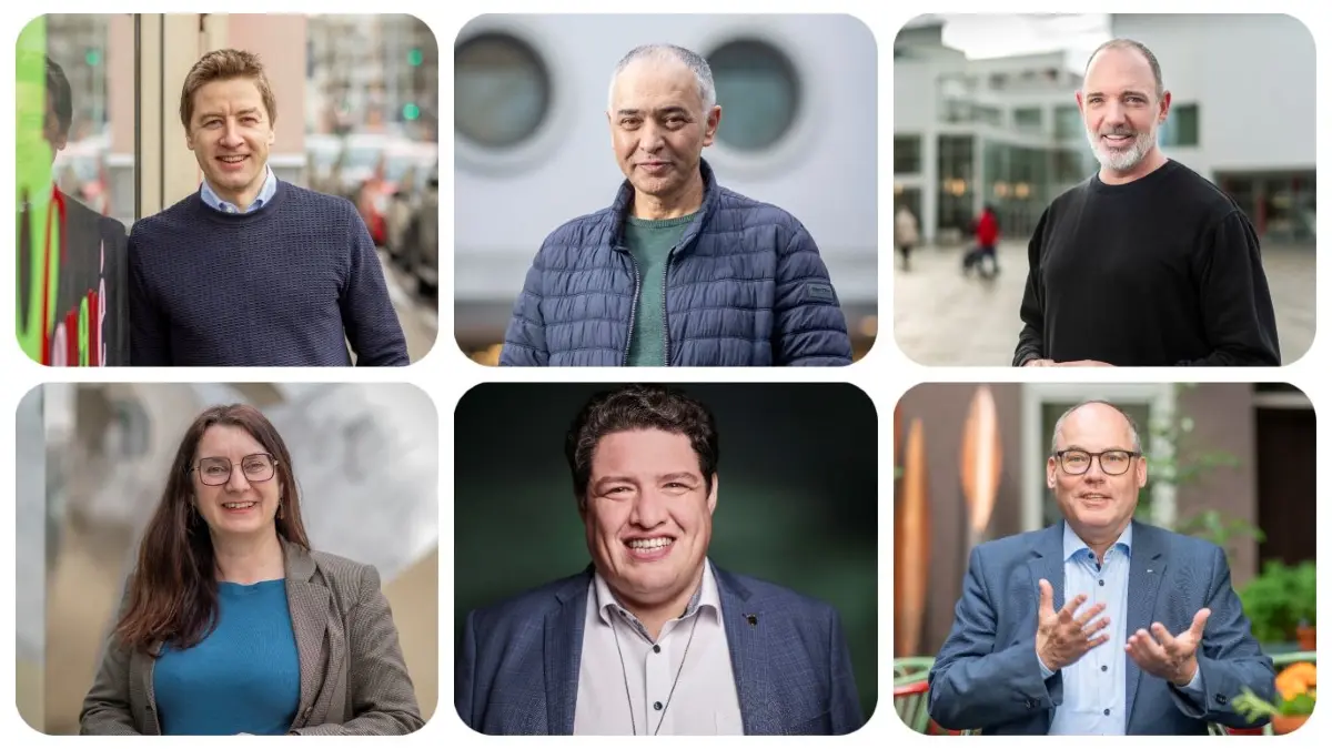 Landtagswahl-Collage